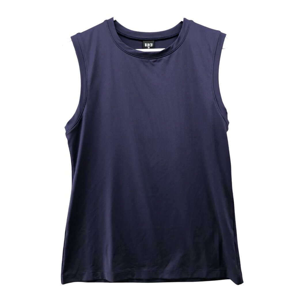 Bloch Tank Top Womens M Blue Sleeveless Dance Top Active Ballet